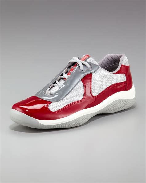 prada red patent sneakers dipset|Red Patent Leather Pumps .